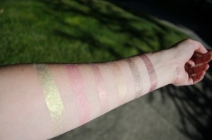 In sun, left to right: Debussy, Rapunzel, Mendelssohn, Golden Stairs, Dormouse, Silk